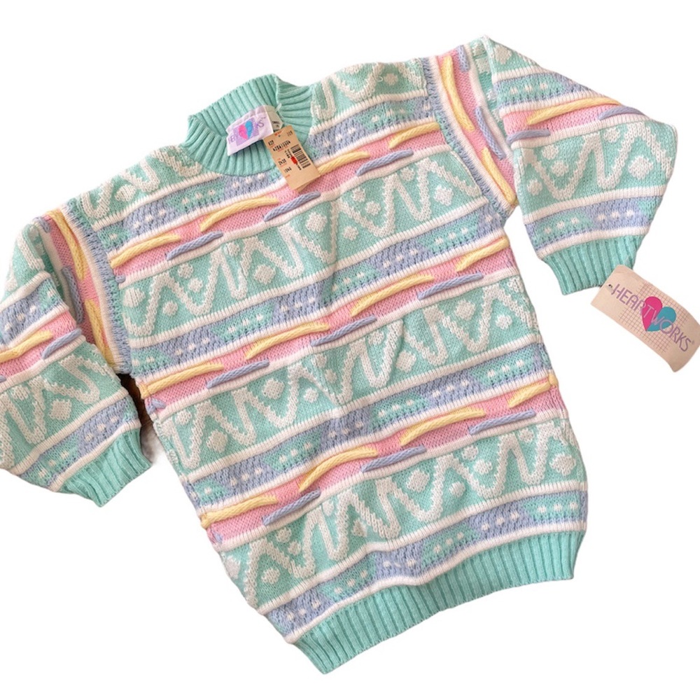 Brand NEW vintage with tag pastel sweater